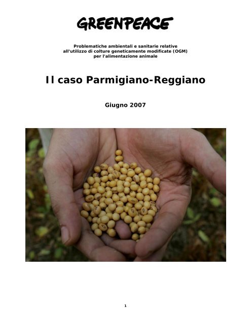PARMIGANO & OGM? - Greenpeace Italia