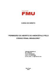 curso de direito - Fmu