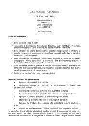 chimica - Istituto Superiore Fossati-Da Passano
