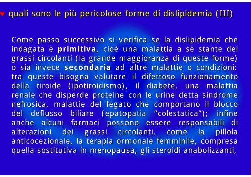 Che cosa sono le dislipidemie e come si possono curare