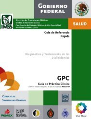 Guía de Referencia Rápida Diagnóstico y Tratamiento de las ... - IMSS