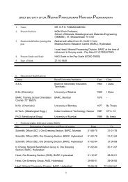 BIO DATA OF DR - Indian Institute of Technology Bhubaneswar