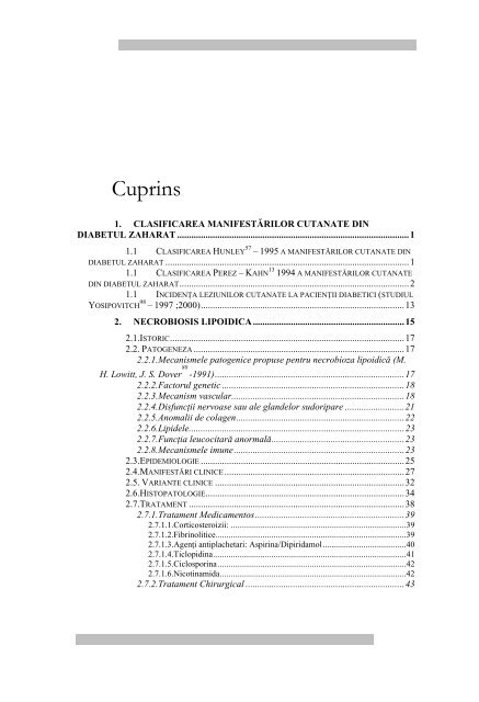 Manifestari cutanate in diabetul zaharat - PIM Copy