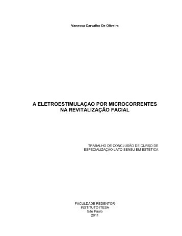 a eletroestimulaçao por microcorrentes na revitalização facial