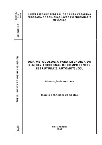 uma metodologia para melhoria da rigidez torcional de ... - UFSC