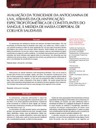 avaliação da toxicidade da antocianina de uva ... - Revista Analytica