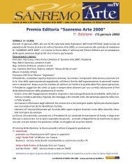 premio editoria.indd - Sanremo Arte 2000