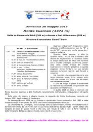 13-05-26_Cuarnan.pdf - Societa' Alpina delle Giulie