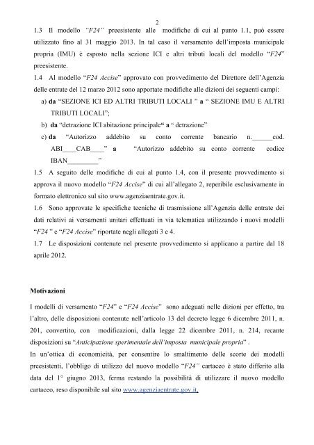Esempio compilazione modulo F24 - Comune di Pauli Arbarei