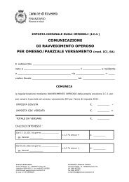 mod. 5A - Ravvedimento operoso versamento - Comune di Rovereto