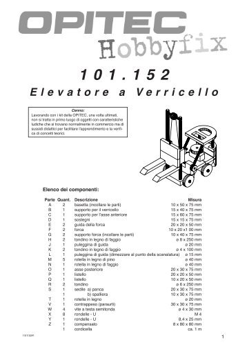 Elevatore a Verricello