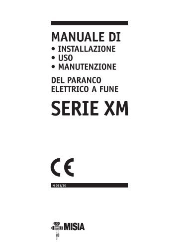 Manuale serie XM - MISIA