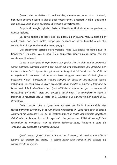 Pagine di vita nel Canavese del basso Medioevo - Uni3 Ivrea