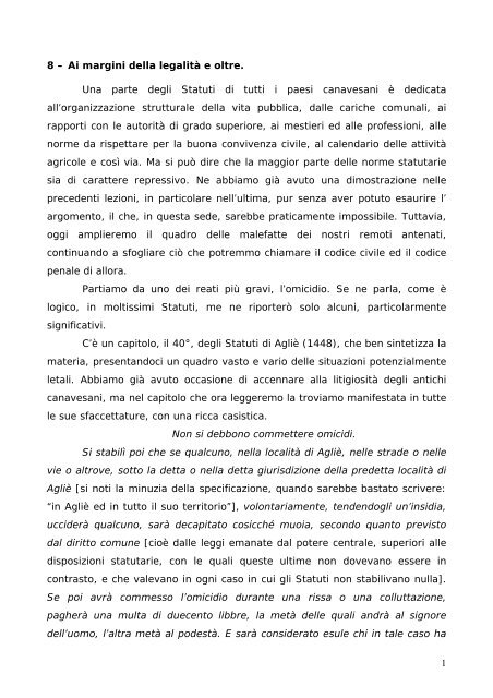 Pagine di vita nel Canavese del basso Medioevo - Uni3 Ivrea