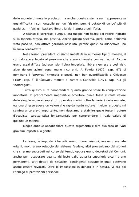 Pagine di vita nel Canavese del basso Medioevo - Uni3 Ivrea