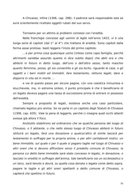 Pagine di vita nel Canavese del basso Medioevo - Uni3 Ivrea