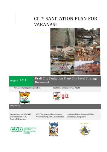 city sanitation plan for varanasi - Ministry of Urban Development