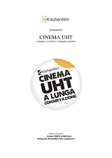 CINEMA UHT - logo Kitchen Film Shop