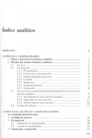 Indice analítico