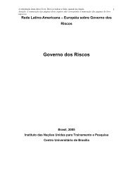 O escopo do risco no mundo real e no mundo jurídico - Instituto ...