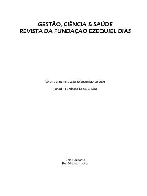 Revista Funed - Fundação Ezequiel Dias