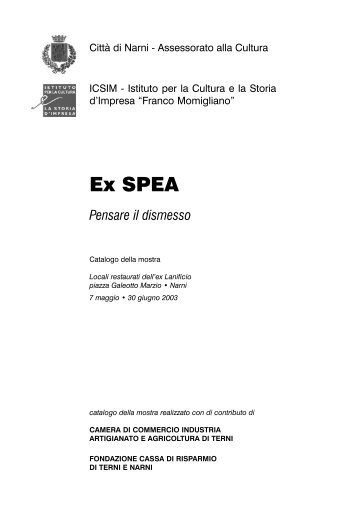 Ex SPEA - Istituto per la Cultura e la Storia d'Impresa