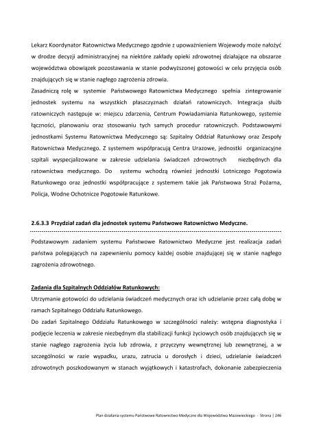 Lekarz Koordynator Ratown