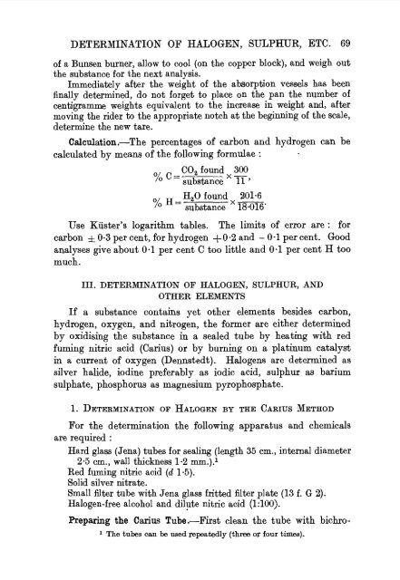 Laboratory Methods of Organic Chemistry - Sciencemadness Dot Org