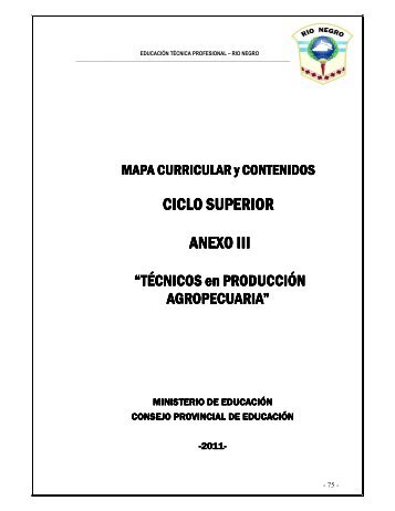 como Anexo III, IV, V, VI, VII, VIII, IX, X y XI - UnTER | Seccional Roca