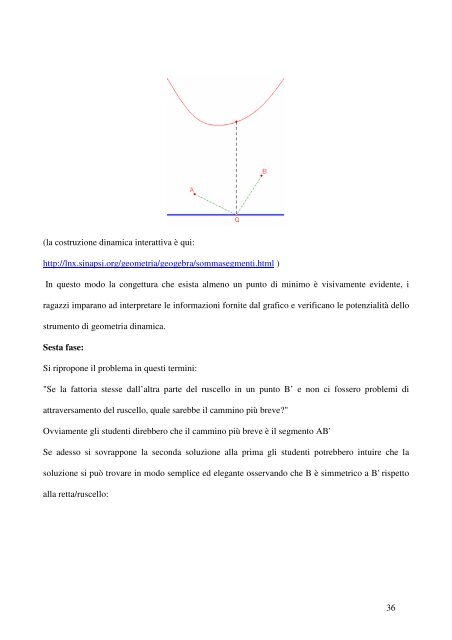 Ergonomia didattica dei dynamic geometry ... - Osmosi delle Idee