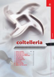 1. GANCI E PIASTRE PAG. 88 2. COLTELLERIA DICK » 92 3 ...