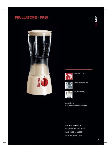 Catalogo Girmi 2009 - Bialetti