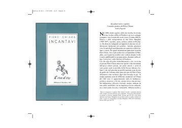 Incantavi noto e ignoto - salotto di andrea paganini