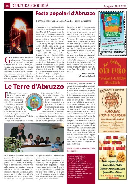 APRILE 2011 - Da Leggere