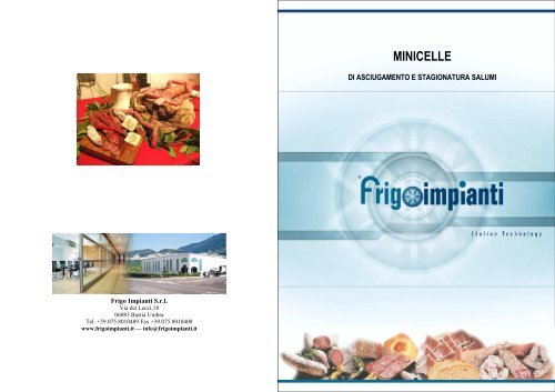 Minicelle asciugamento e stagionatura salumi - Frigo impianti