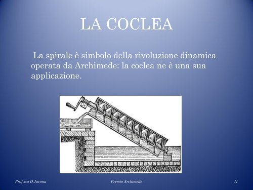 Da Archimede a Cavalieri - Liceo Scientifico Galilei