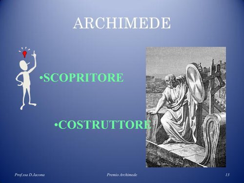 Da Archimede a Cavalieri - Liceo Scientifico Galilei