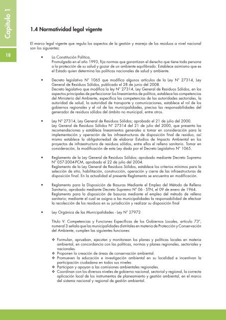 Guia de relleno sanitario manual - RedPeIA - Ministerio del Ambiente