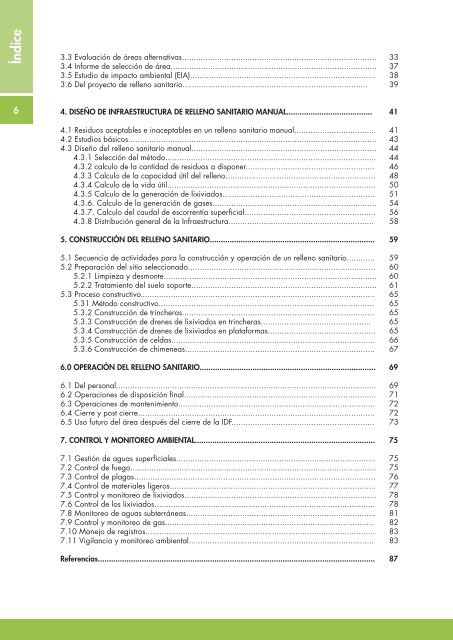 Guia de relleno sanitario manual - RedPeIA - Ministerio del Ambiente