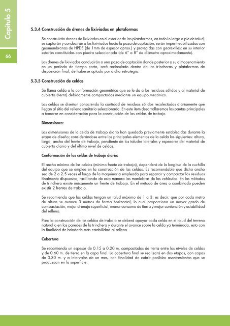 Guia de relleno sanitario manual - RedPeIA - Ministerio del Ambiente