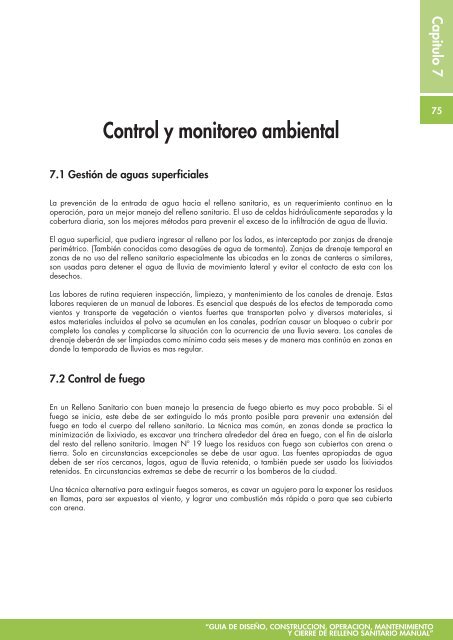 Guia de relleno sanitario manual - RedPeIA - Ministerio del Ambiente