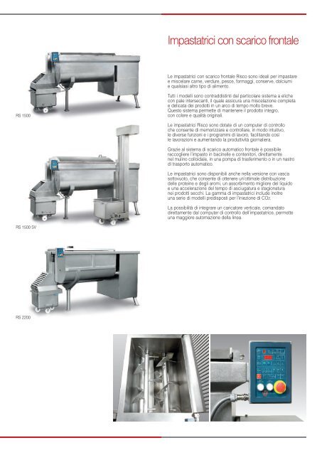 Risco complementary lines: Automatic angle grinders Frontal ...