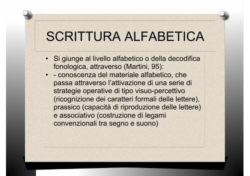 L'acquisizione della lingua scritta (pdf - 3 Mb) - Sbilf.Eu