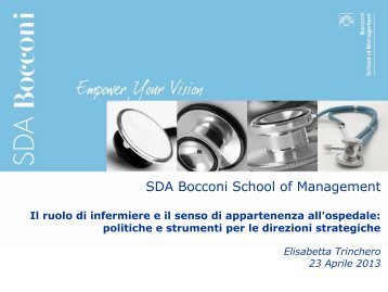 Intervento Elisabetta Trinchero - SDA Bocconi