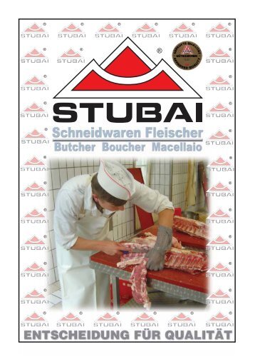 Fleischerkatalog - Stubai.com