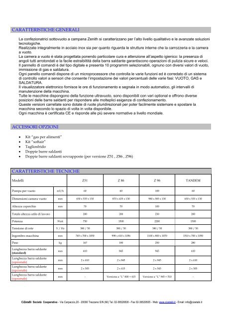 Attrezzature - Tecniche di precisione