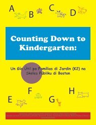 B A C D E F G H - Countdown to Kindergarten