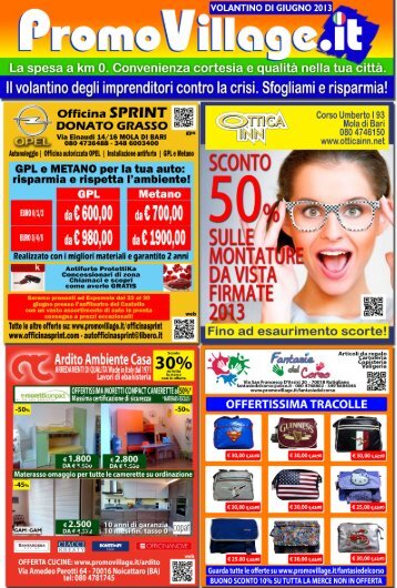 PromoVillage 19 Offerte Giugno 2013