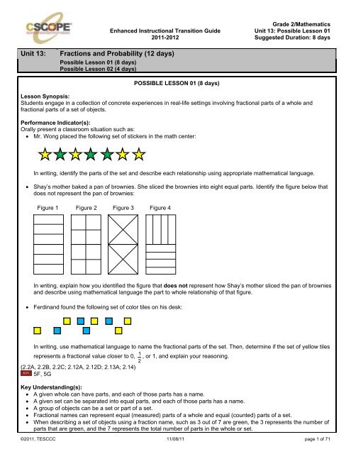 Math 2-Second/Unit 13- Fractions And Probability-Lesson 1 Of 2.Pdf