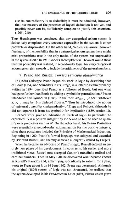 The Emergence of First-Order Logic